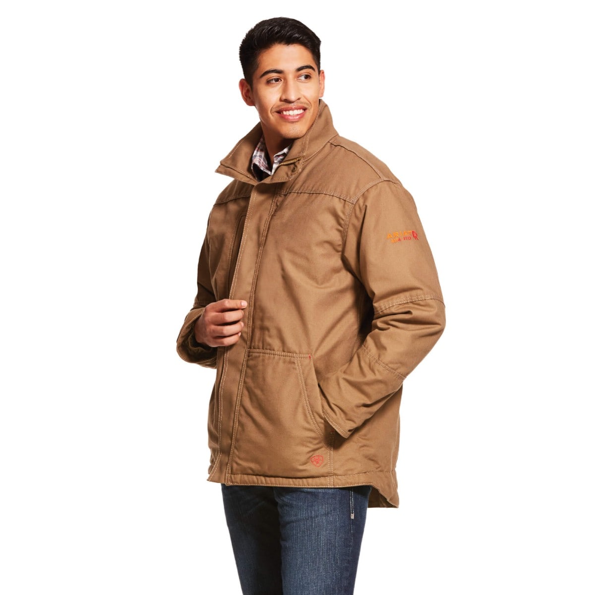 Ariat FR Workhorse Insulated Jacket in Field Khaki